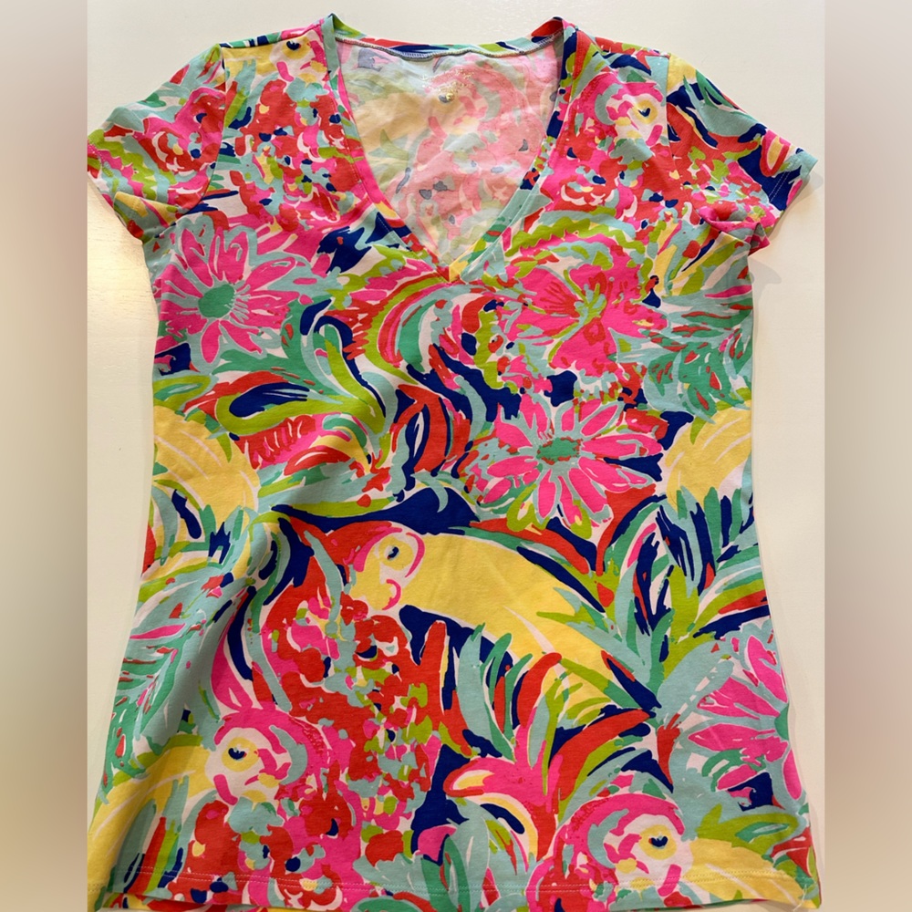 NWOTs Lilly Pulitzer short sleeve blouse size Small